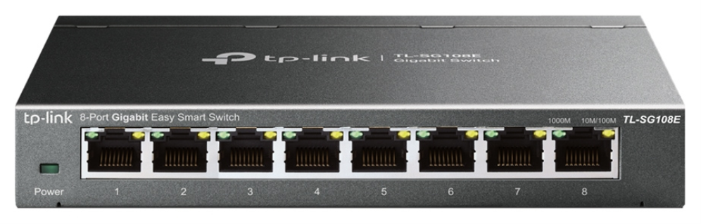 Switch TP-Link Easy Smart TL-SG108E 8 Puertos RJ-45 10 100 1000