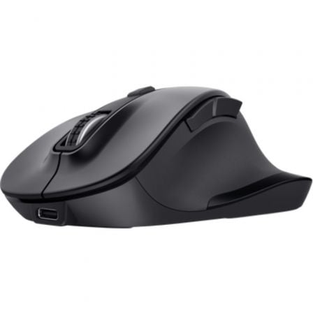 Ratón Ergonómico Inalámbrico Trust Fyda Multidispositivo Batería recargable Hasta 2400 DPI