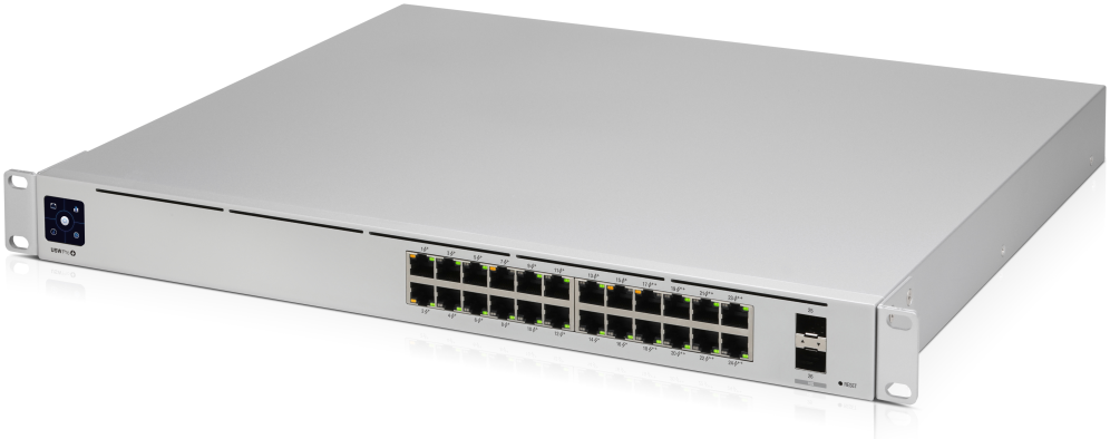 Switch Gestionable Ubiquiti USW-Pro-24-POE 24 Puertos RJ-45 Gigabit 10 100 1000 SFP PoE