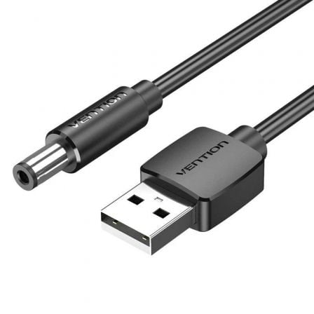 Cable Alimentación Vention CEXBG USB Macho - DC 3.5mm Macho 1.5m Negro