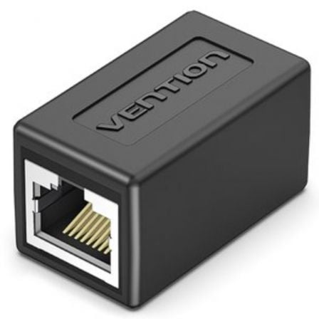 Adaptador Conector RJ45 Vention IPVB0 Cat.6 FTP RJ45 Hembra - RJ45 Hembra Negro