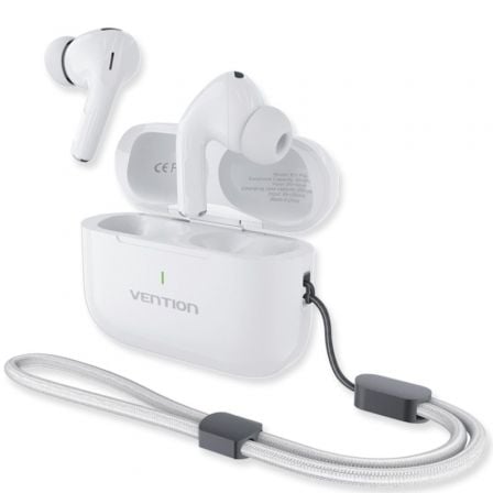 Auriculares Bluetooth Vention Echo Lite E11 Plus con estuche de carga Autonomía 6h Blancos