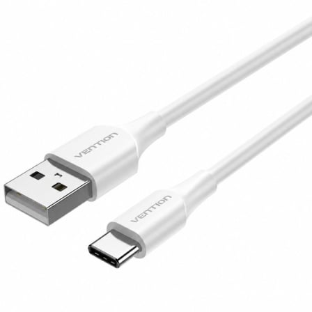 Cable USB 2.0 Tipo-C Vention CTHWH USB Tipo-C Macho - USB Macho 480Mbps 2m Blanco