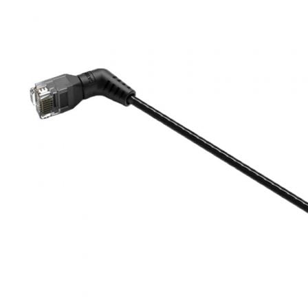 Cable de Red RJ45 UTP Vention IBOBD Cat.6A 50cm Cabeza Rotatoria 360º Negro
