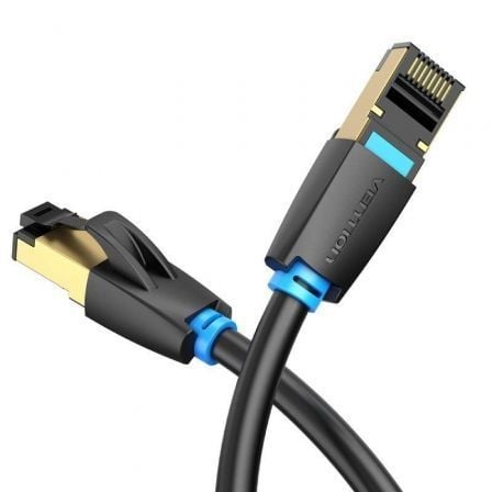 Cable de Red RJ45 SFTP Vention IKABN Cat.8 15m Negro