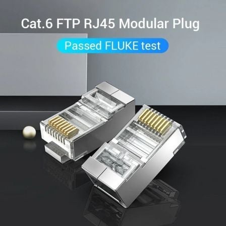 Conector RJ45 IDCR0-10 Cat.6 FTP 10 uds