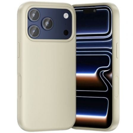 Funda Silicona con Magsafe Vention KVCNCD-40 Compatible con iPhone 17 Pro Max Beige
