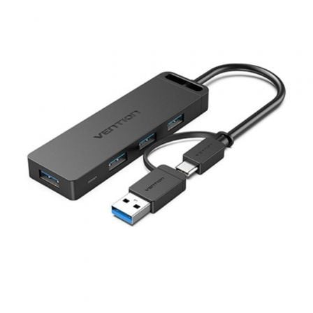 Hub USB 3.0 y Tipo-C Vention CHTBB 4xUSB USB Tipo-C PD