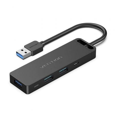 Hub USB 3.0 Vention CHVBB 3xUSB 1xMicroUSB PD 1xLector Tarjetas
