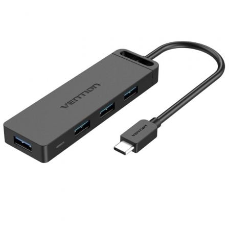 Hub USB Tipo-C Vention TGKBB 4xUSB 1xMicroUSB PD