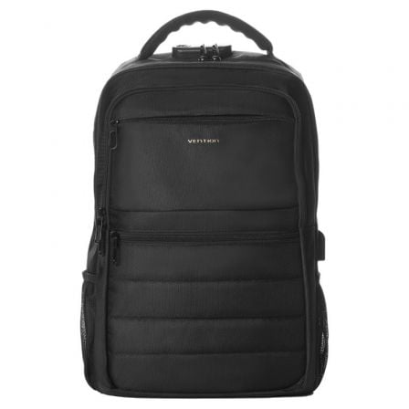 Mochila Vention KRKB0 para Portátiles hasta 17 20L Impermeable Puerto USB Antirrobo Negra