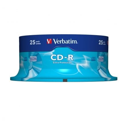 CD-R Verbatim Datalife 52X Tarrina-25uds