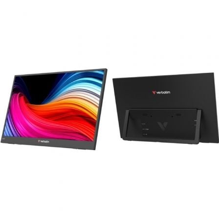 Monitor Portátil Verbatim Non-Touch Light 15.6 Full HD Multimedia Negro