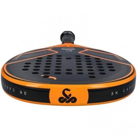 Pala de Pádel VIBOR-A Mortal Carbon 3.0 Naranja y Negra