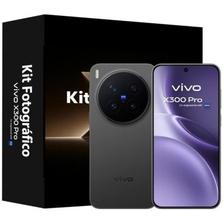 Smartphone Vivo X300 Pro 16 GB 512 GB 6.78 5G Negro + Kit fotográfico Vivo X300 Pro