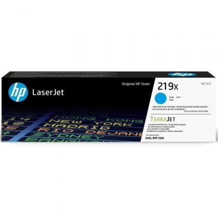 Tóner Original HP nº219X XL Alta Capacidad Cian