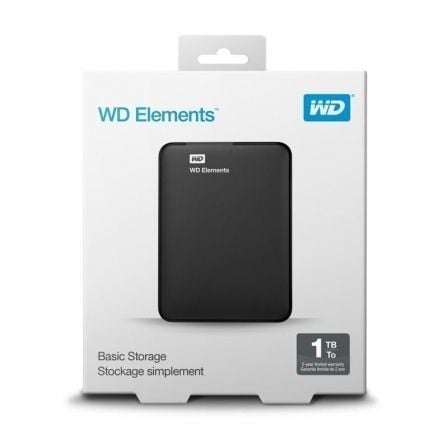 Disco Externo Western Digital WD Elements Portable 1 TB 2.5 USB 3.0