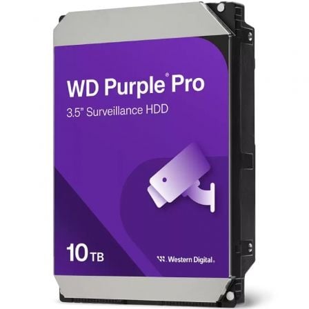 Disco Duro Western Digital WD Purple Pro Surveillance 10 TB 3.5 SATA III 512 MB