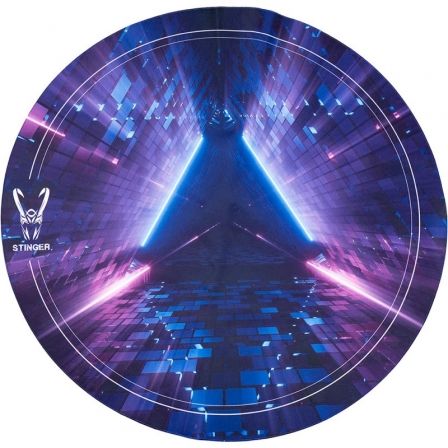Alfombra Gaming Woxter Stinger Floorpad FUTURE Púrpura