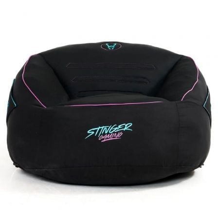 Puff Woxter Stinger Gaming con relleno Azul y Negro