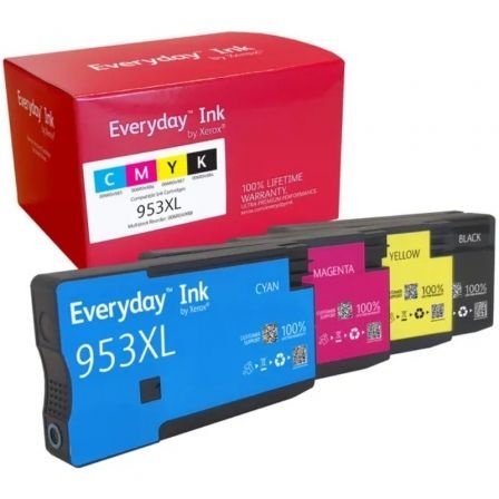 Cartucho de Tinta compatible Xerox 006R04988 compatible con HP 953XL MultiPack 1600 páginas Negro Cian Magenta Amarillo