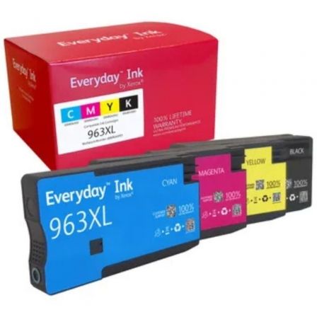Cartucho de Tinta compatible Xerox 006R04993 compatible con HP 963XL MultiPack 1600 páginas Negro Cian Magenta Amarillo