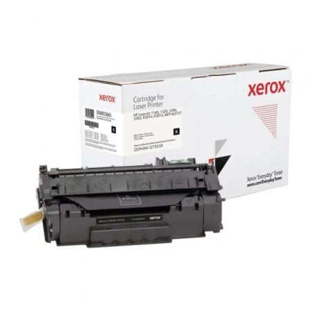 Tóner compatible Xerox 006R03665 compatible con HP Q5949A Q7553A 3000 páginas Negro
