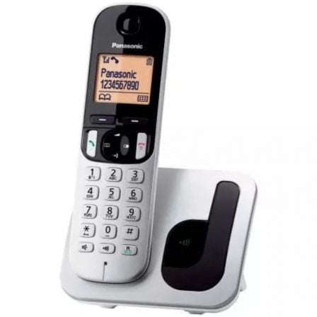 Teléfono Inalámbrico Panasonic KX-TGC210SP Plata