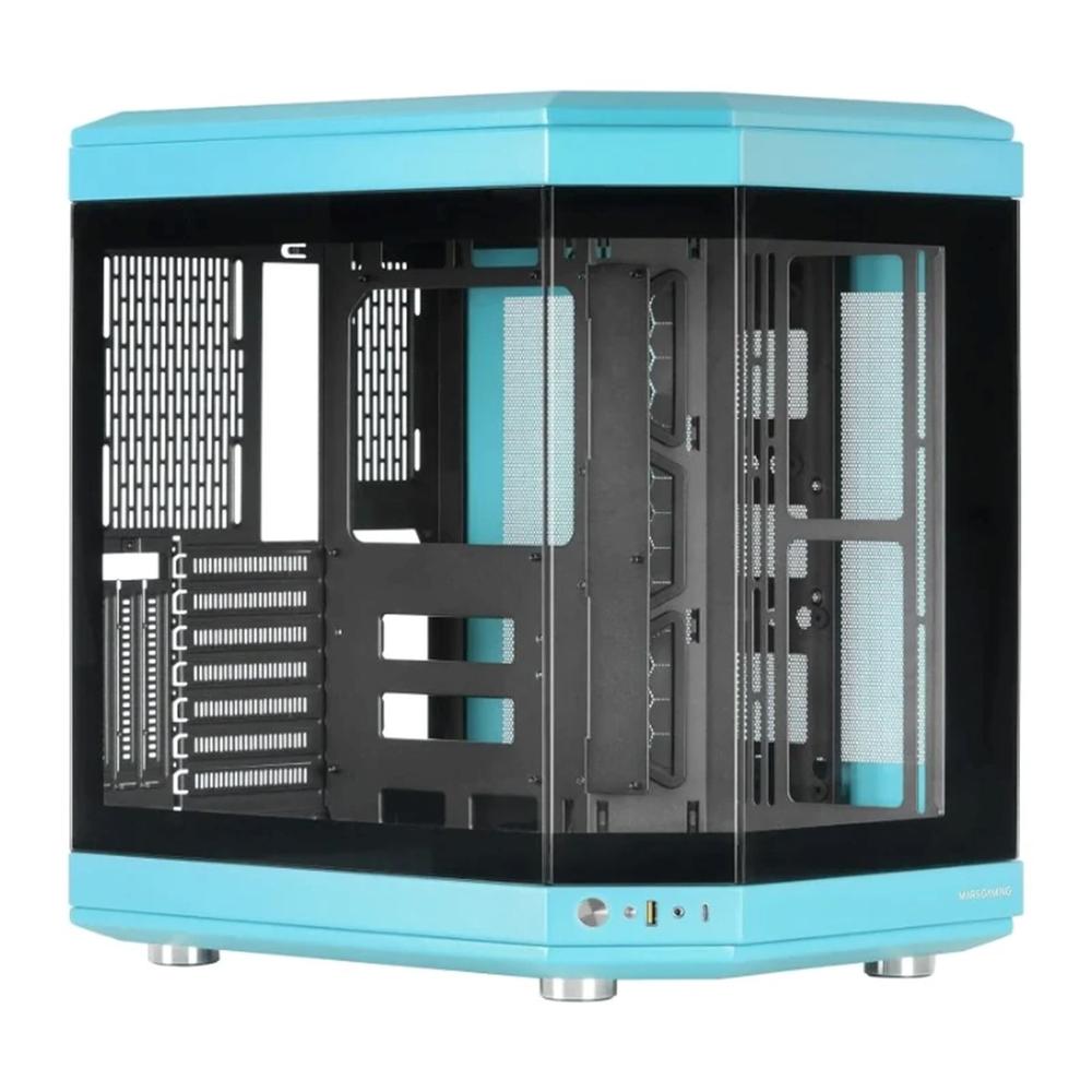 Mars gaming mc - 3t atx cristal templado azul