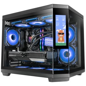 Mars gaming mc3tcorelcdm matx cristal templado lcd negra