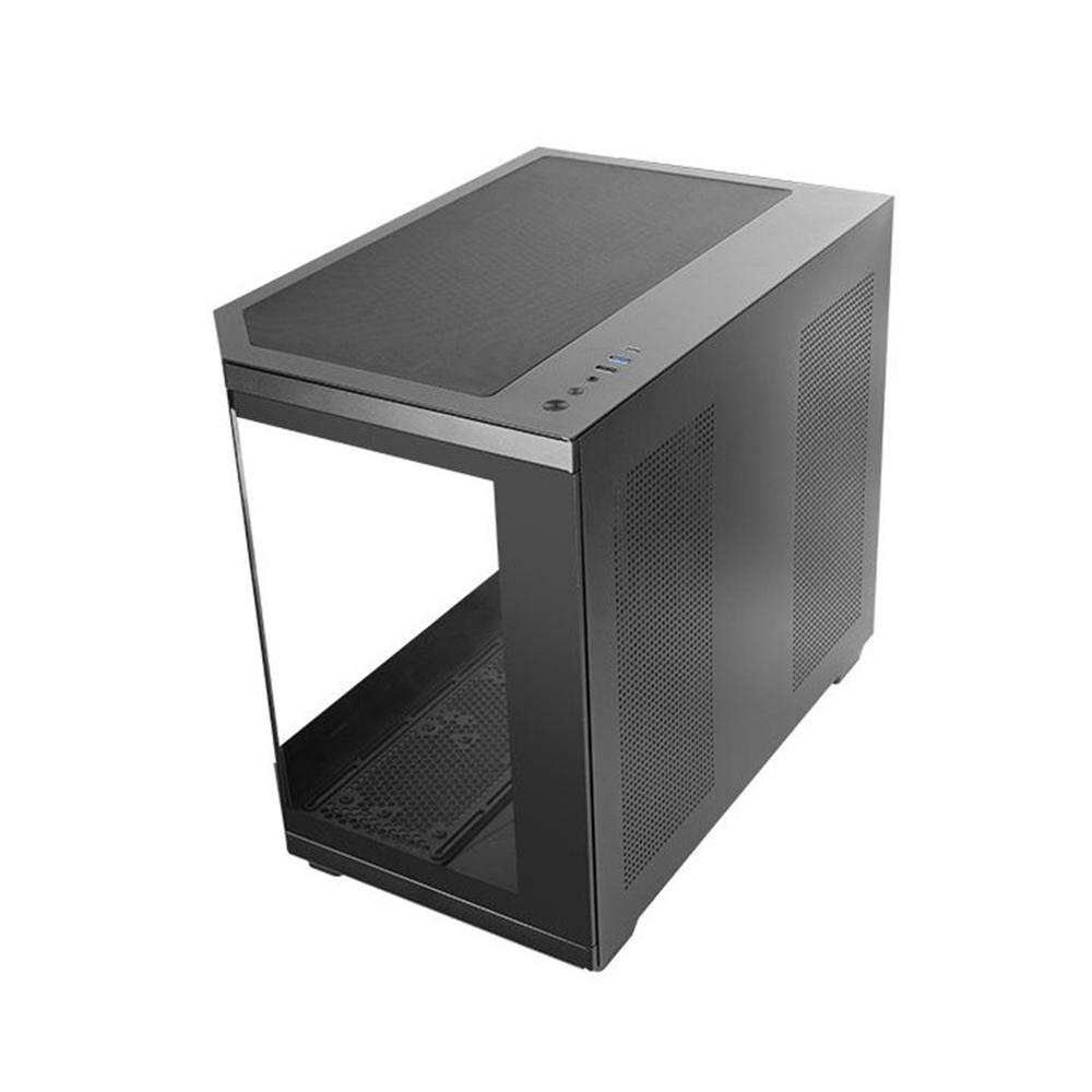Mars gaming mc3tcorem matx cristal templado negra