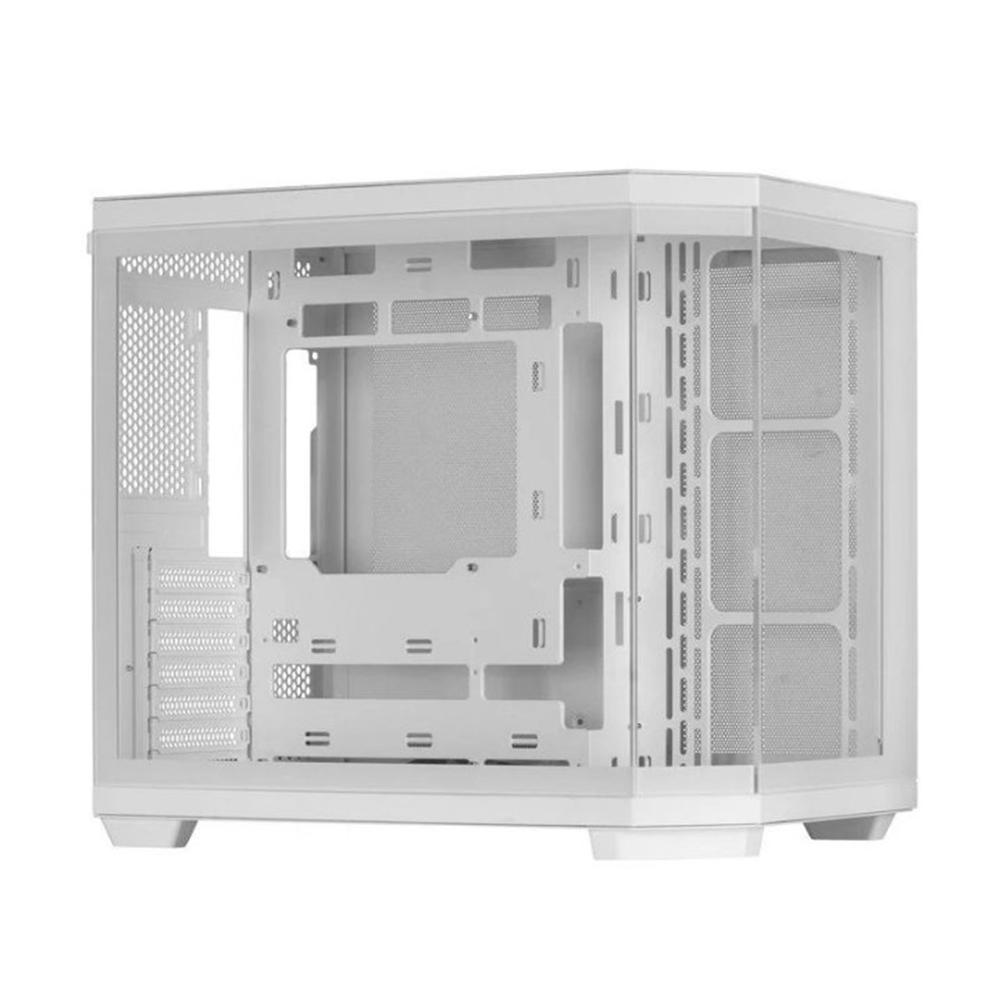 Mars gaming mc3tcorew atx cristal templado blanco