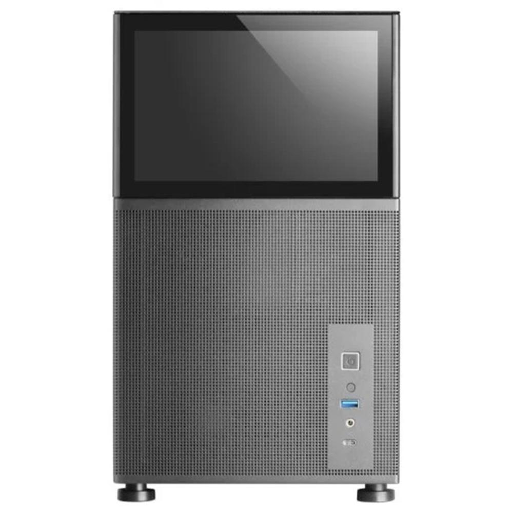 Mars gaming mclcd matx cristal templado pantalla ips 8 pulgadas negro