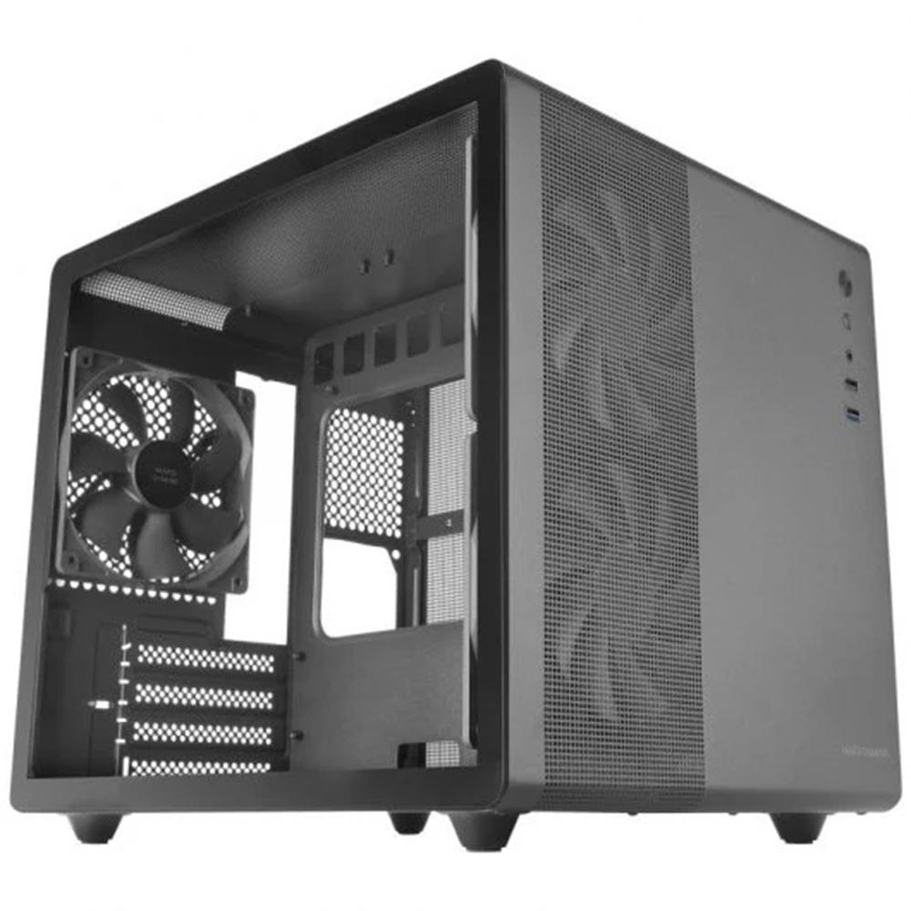 Mars gaming mcmpro matx cristal templado negro
