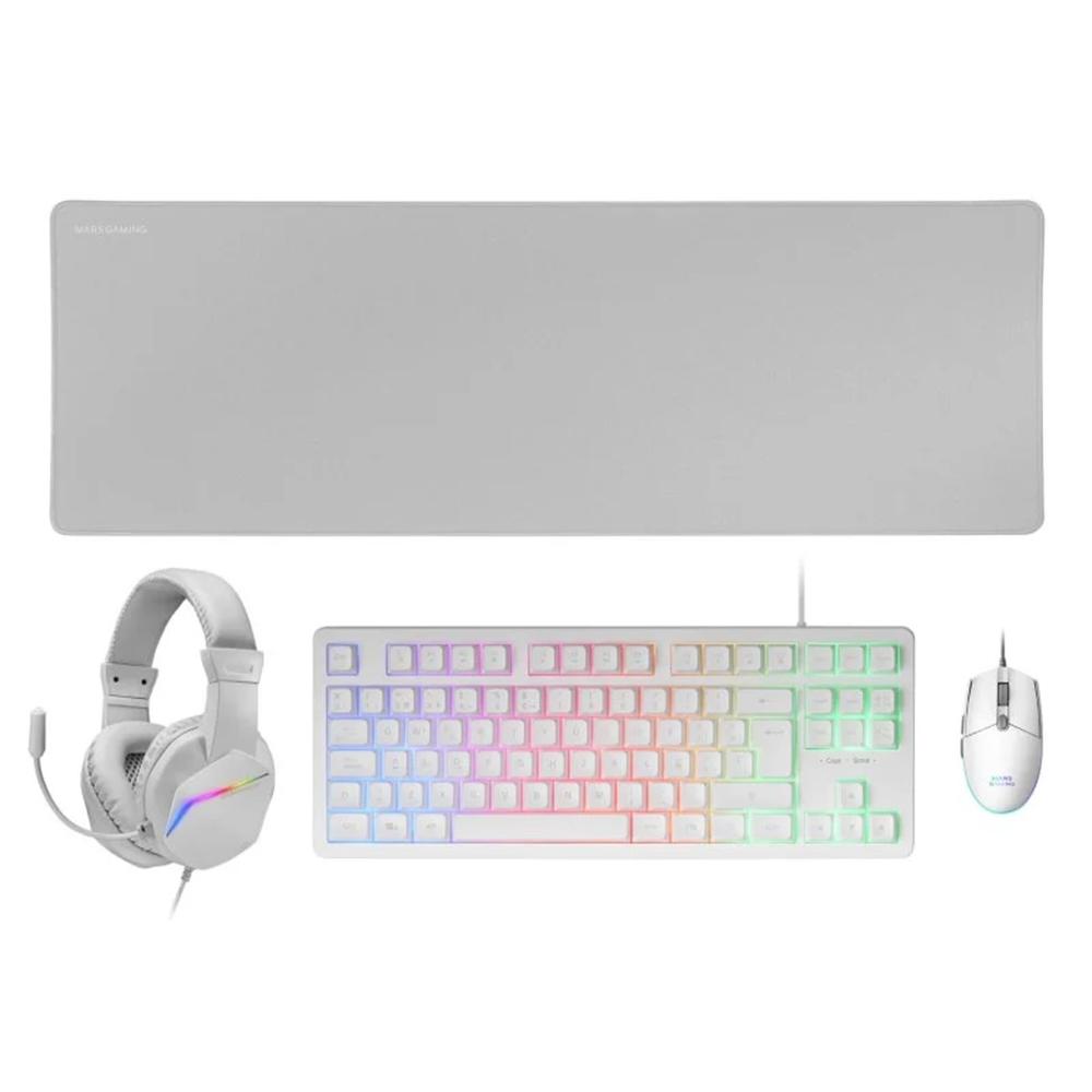 Mars gaming mcp - rgb3w 4 en 1 blanco