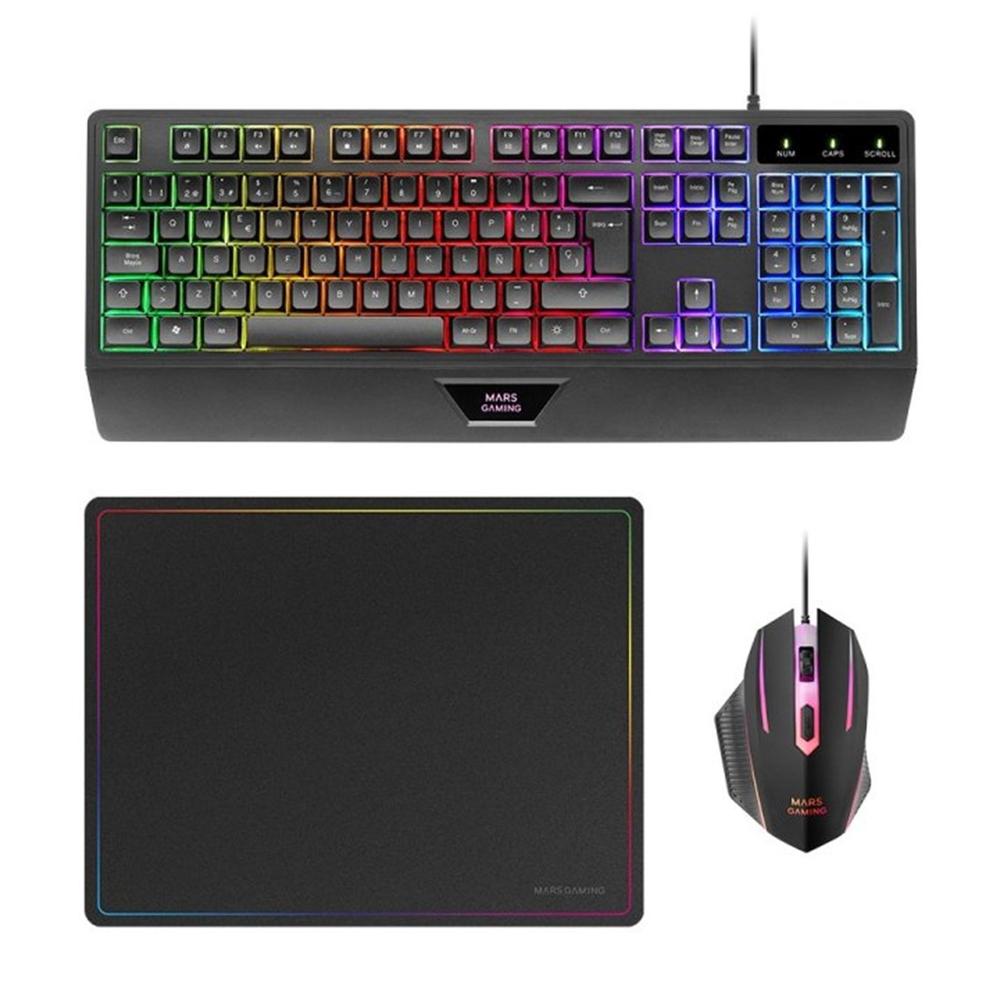 Mars gaming mcp124es rgb negro