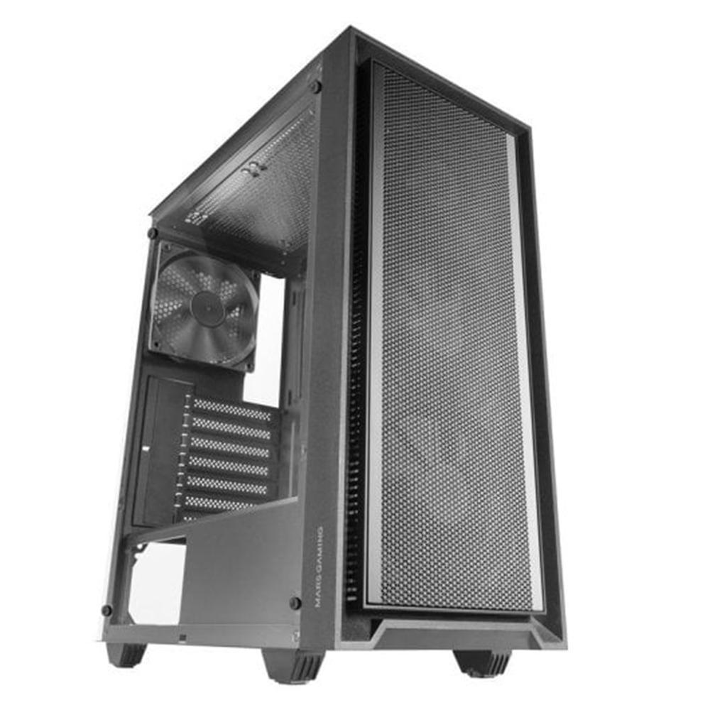 Mars gaming mcpmax atx cristal templado negro