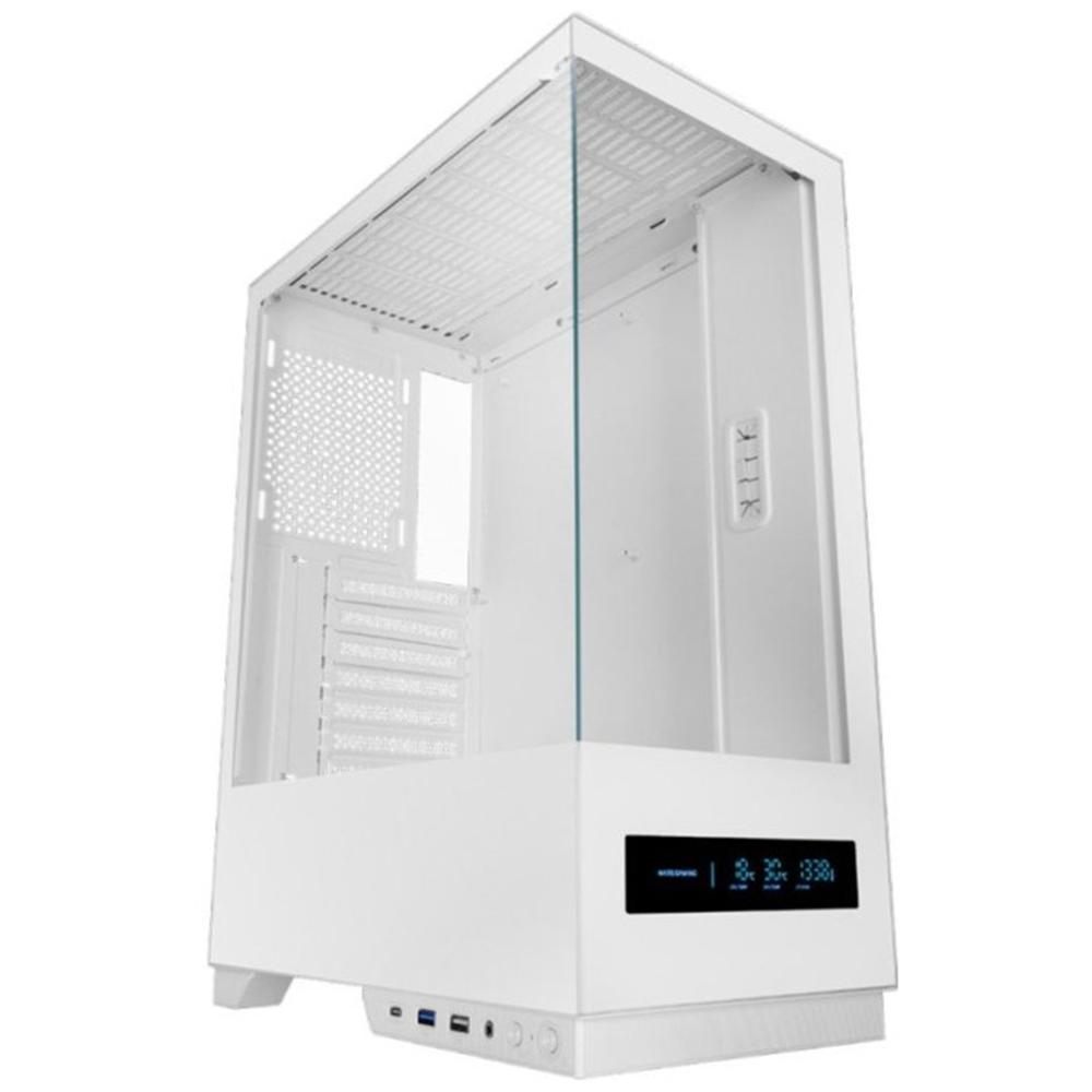 Mars gaming mcpulsarw atx cristal templado blanco