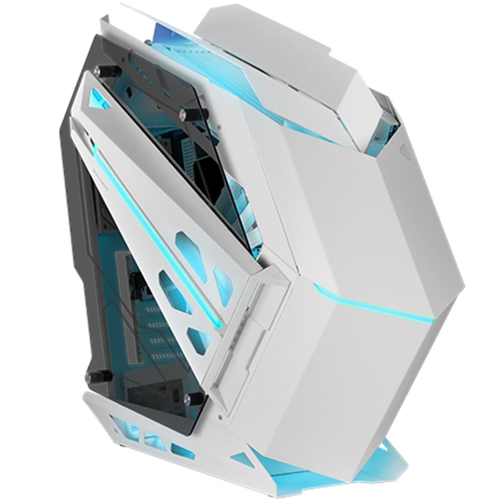 Mars gaming mctitanw atx argb cristal templado usb 3.0 blanco