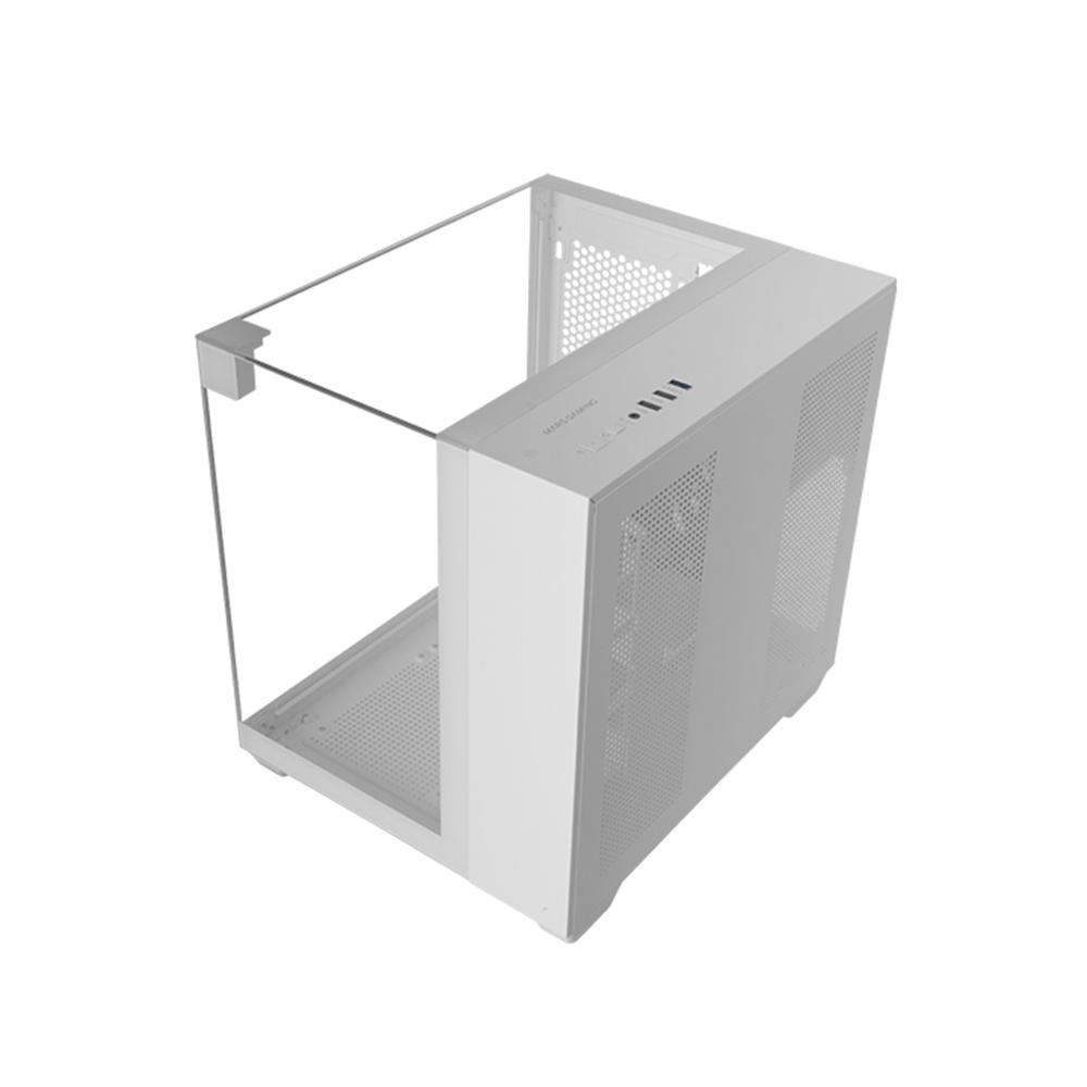 Mars gaming mcvisionmw matx cristal templado blanca