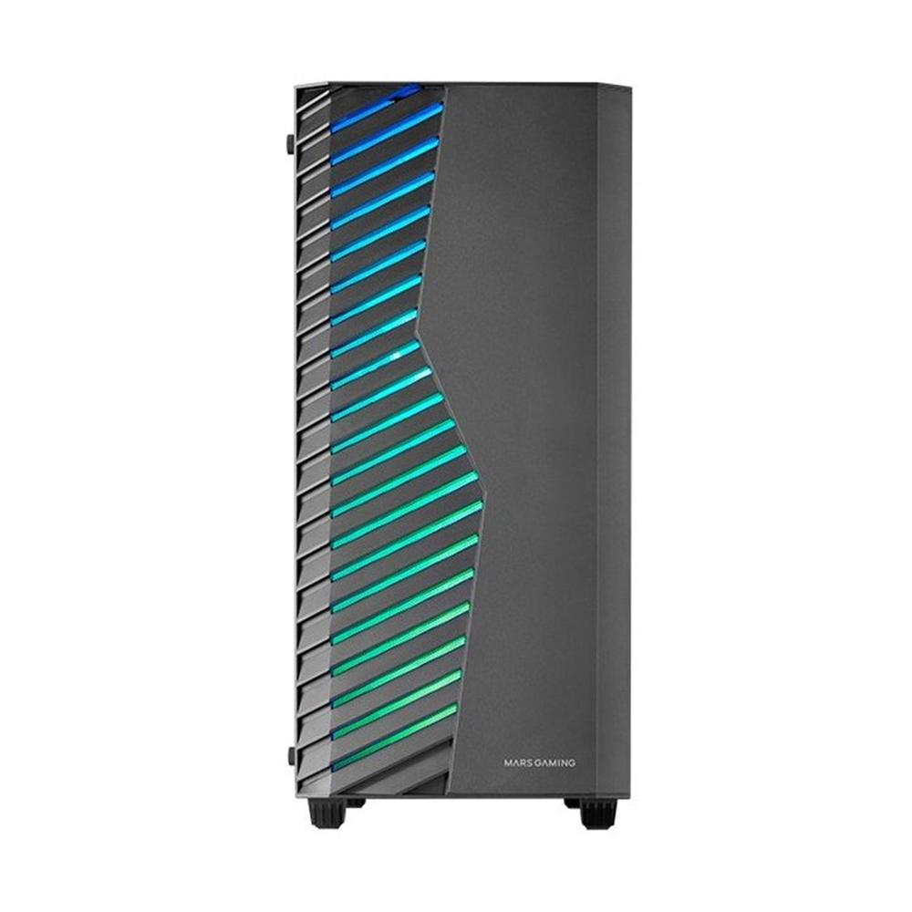Mars gaming mcvolt atx argb cristal templado negro