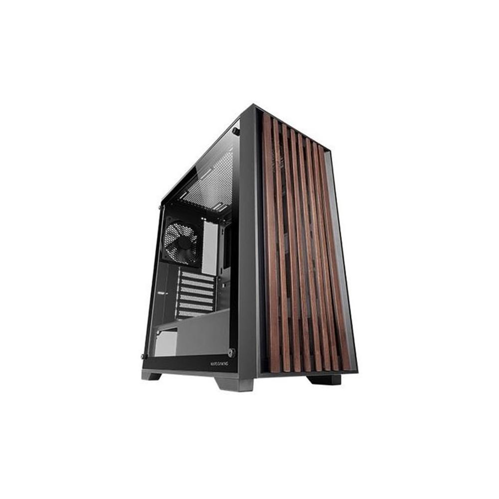 Mars gaming mcwoodc atx cristal templado negra