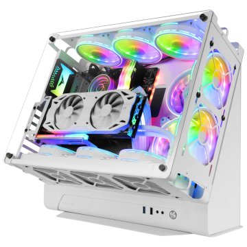 Mars gaming mcz mcb black diseño custom premium sistema modular usb3.0 x1 - usb2.0 x1 - hd audio + mic sin fuente de alimentacion - color blanco
