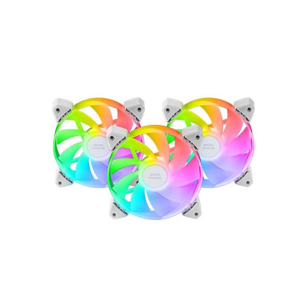Mars gaming mf - 3ar argb 3x 120mm blanco