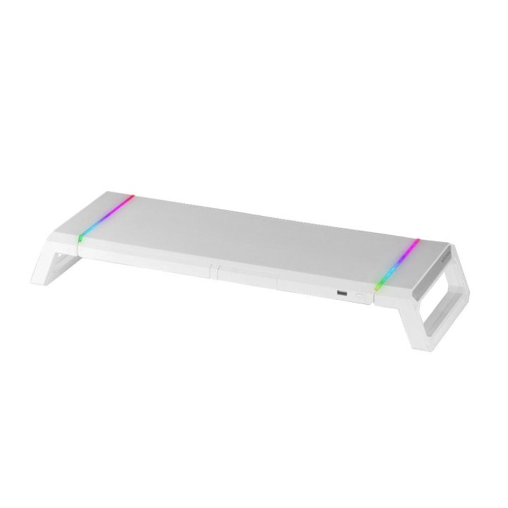 Mars gaming mgsone para monitor max 30kg rgb blanco