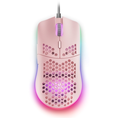 Mars gaming mmax optico usb 7 botones 12400ppp rosa