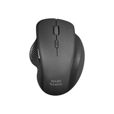 Mars gaming mmwergo optico wireless inalambrico 6 botones 3200ppp negro