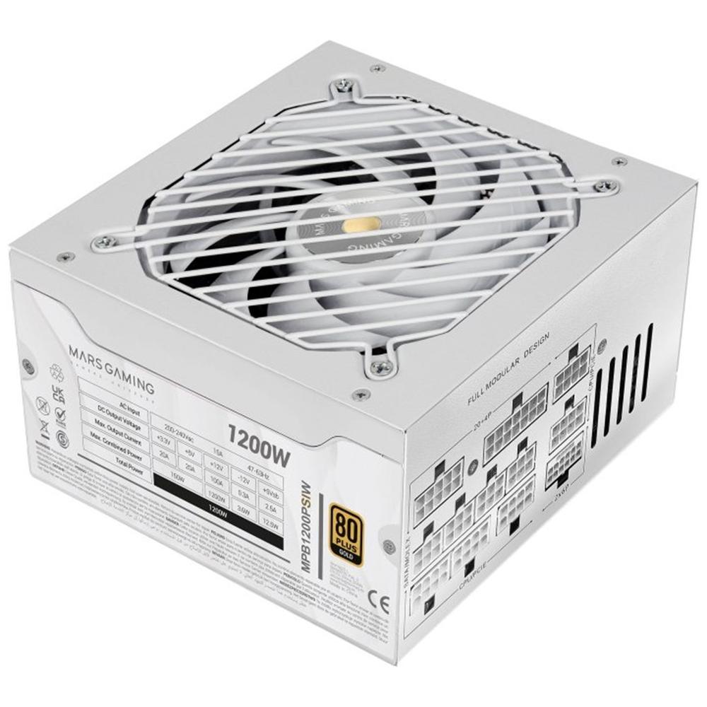 Mars gaming mpb1200psiw atx 1200w blanca