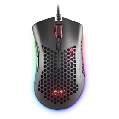 Mars gaming optico usb 7 botones 32000ppp rgb negro