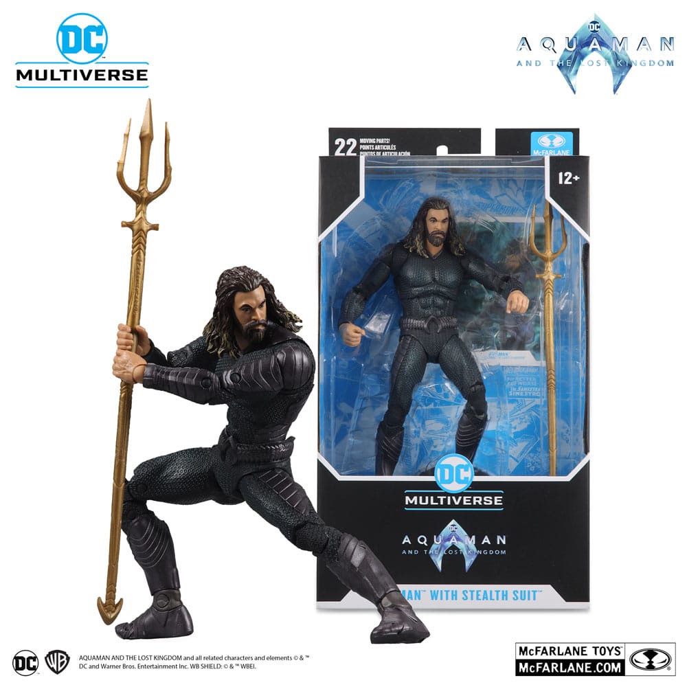 Mcfarlane toys dc aquaman 2 movie 7in - aquaman con traje